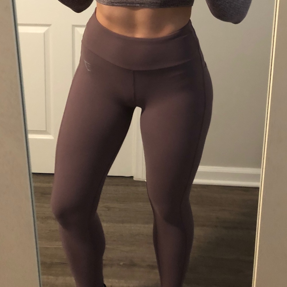 Gymshark aspire leggings purple wash size small